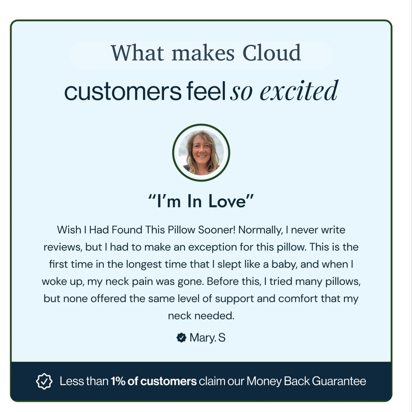 Cloud Pillow – Ergonomic Design for Pain Relief & Better Sleep