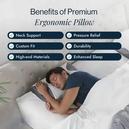 Cloud Pillow – Ergonomic Design for Pain Relief & Better Sleep